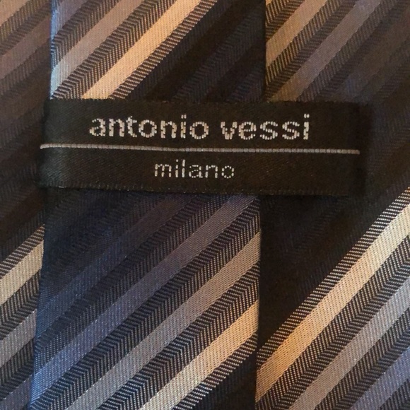 Antonio Vessi tie - stripped patterned - Picture 3 of 4